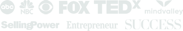 ABC, NBC, CBS, FOX, TEDx, Mindvalley, Selling Power, Entrepreneur and SUCCESS